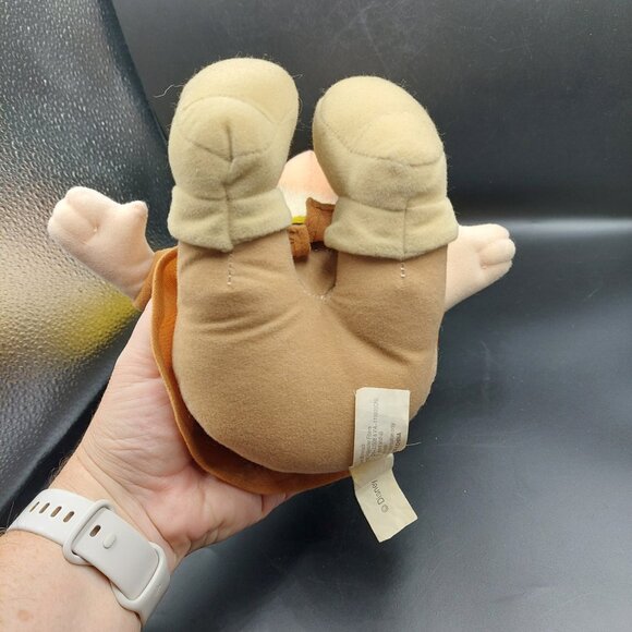 Vintage Walt Disney the 7 Seven Dwarfs "Happy" 10" Plush Doll Toy Factory - Picture 6 of 9